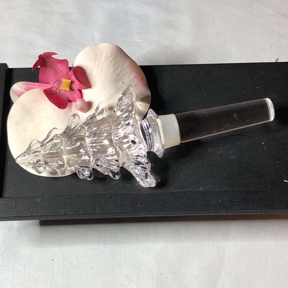 Clear Glass Tree Wine Stopper